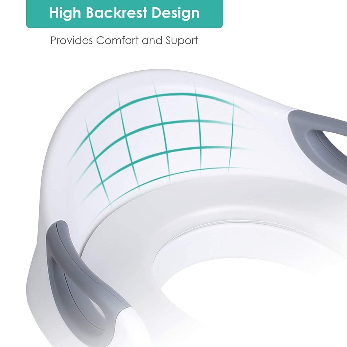 Toilet Seats for Children Baby Handles Backrest Baby Unisex Potty Training Urinal Portable Commode Pew Ring Home Supplies