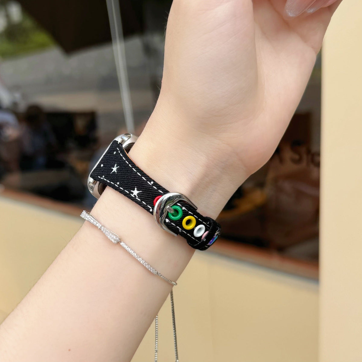 Denim Star Charm For Watch 10SE Strap