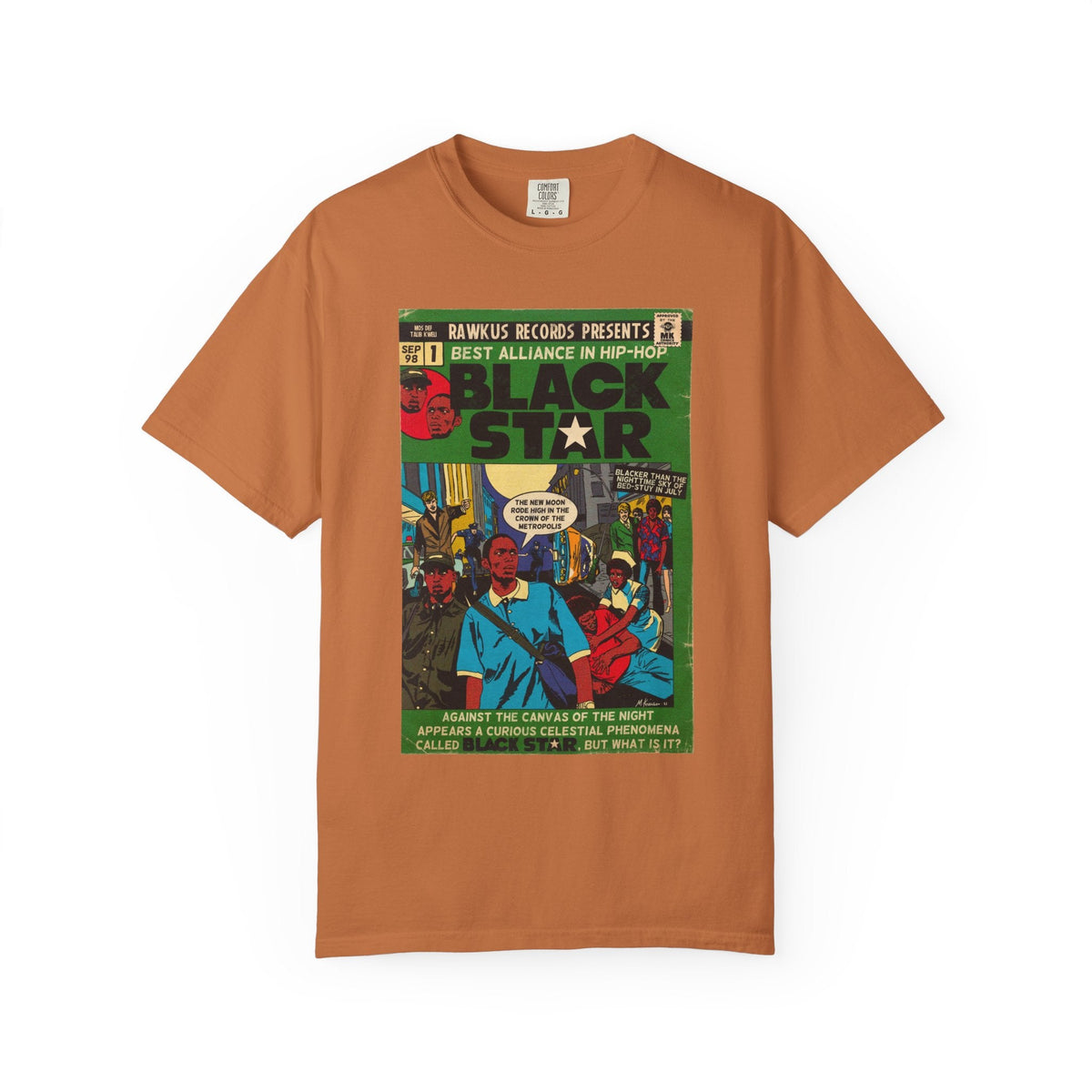 Black Star - Unisex Comfort Colors T-shirt