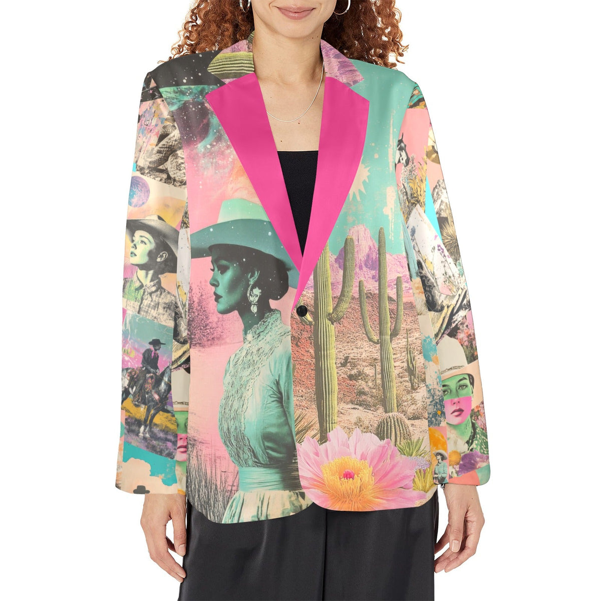 Baha Ranch Retro Pop Western Pop Cowgirl Blazer
