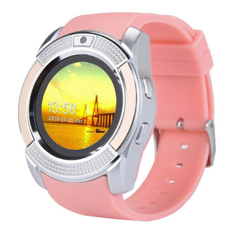 Full Circle Screen Card Sedentary Sleep Monitoring Watch