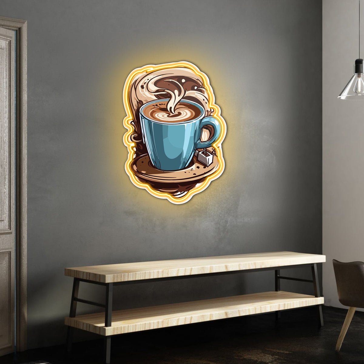 UV Printed Coffee Neon Wall Art- LV0080
