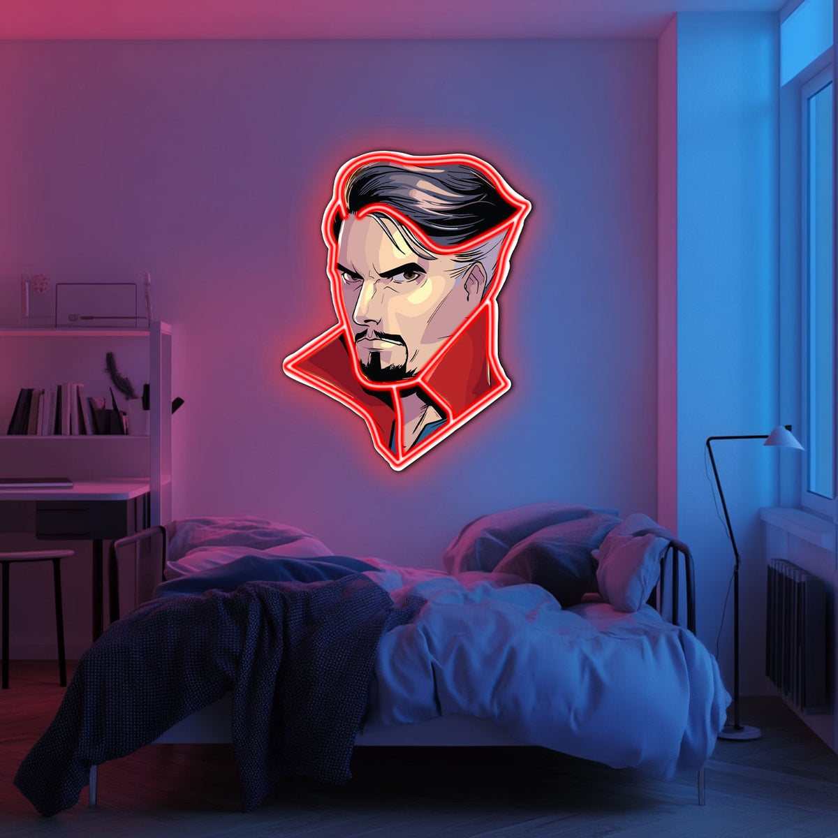 UV Printed DR Strange Neon Wall Art- LV0044