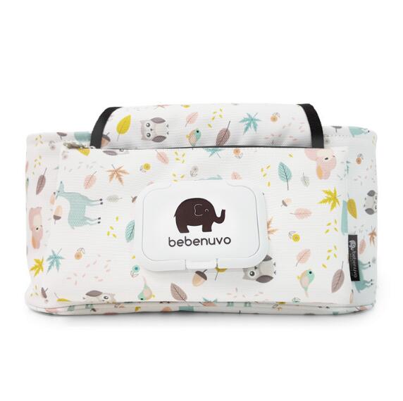 Print Strollers Baby Trolley Bag with Detachable Handbag Multifunctional Baby Stroller Organizer Pram Buggy Cart Hanging Bag XV2