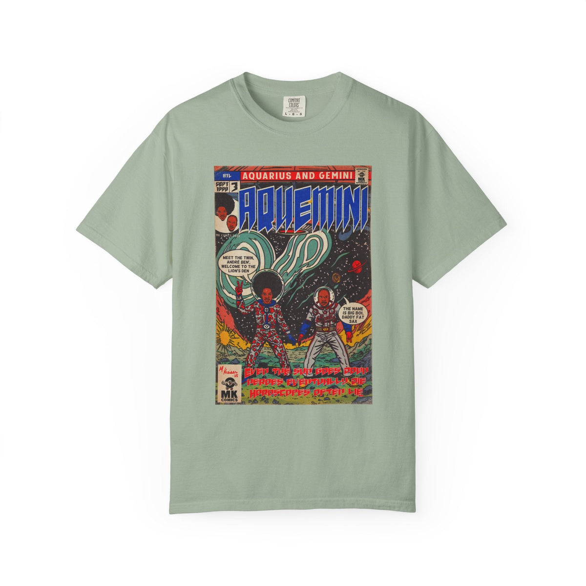 Aquemini - Comic Book Art - Unisex Comfort Colors T-shirt