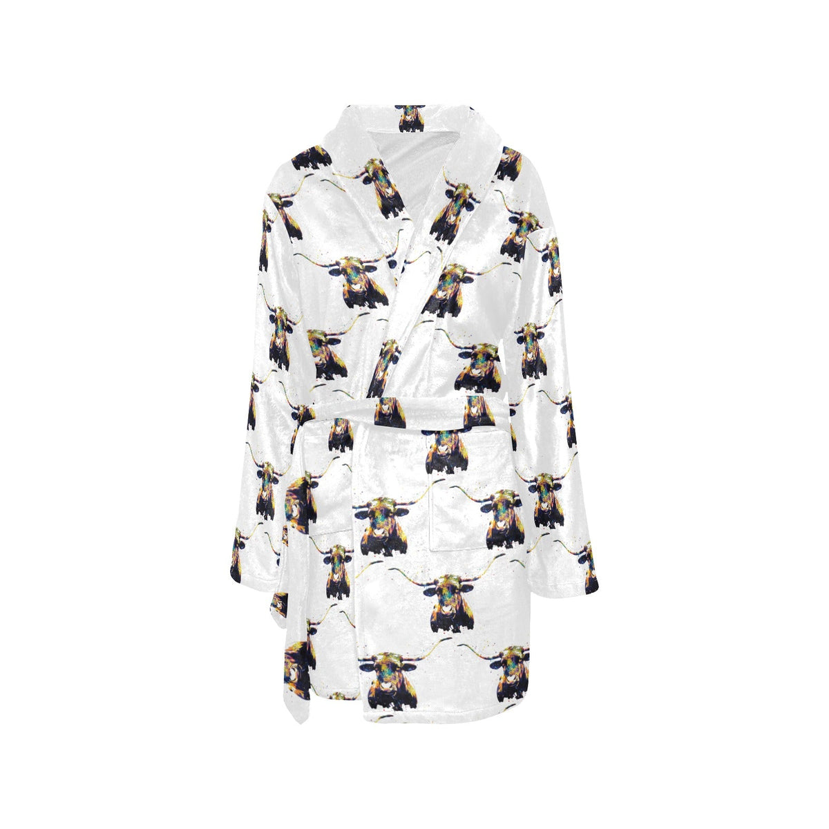 Baha Ranch Longhorn Women's Western Bath Robe
