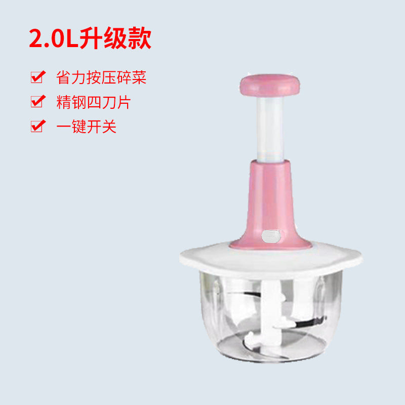 Press Garlic Processor Popper Meat Grinder Manual Baby Food Maker
