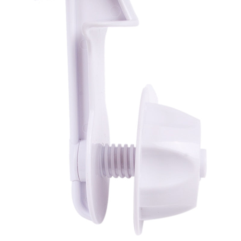 Baby Toy White Rattles Bracket Set Crib Mobile Bed Bell Holder Arm Wind-up Music Box WJ549