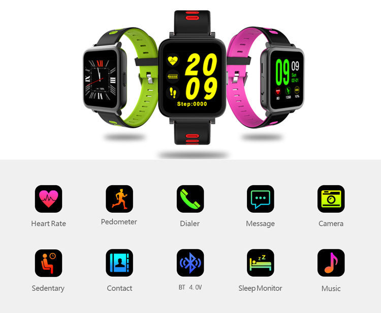SN10 Smart Watch Bluetooth Call Heart Rate Tracker Bracelet