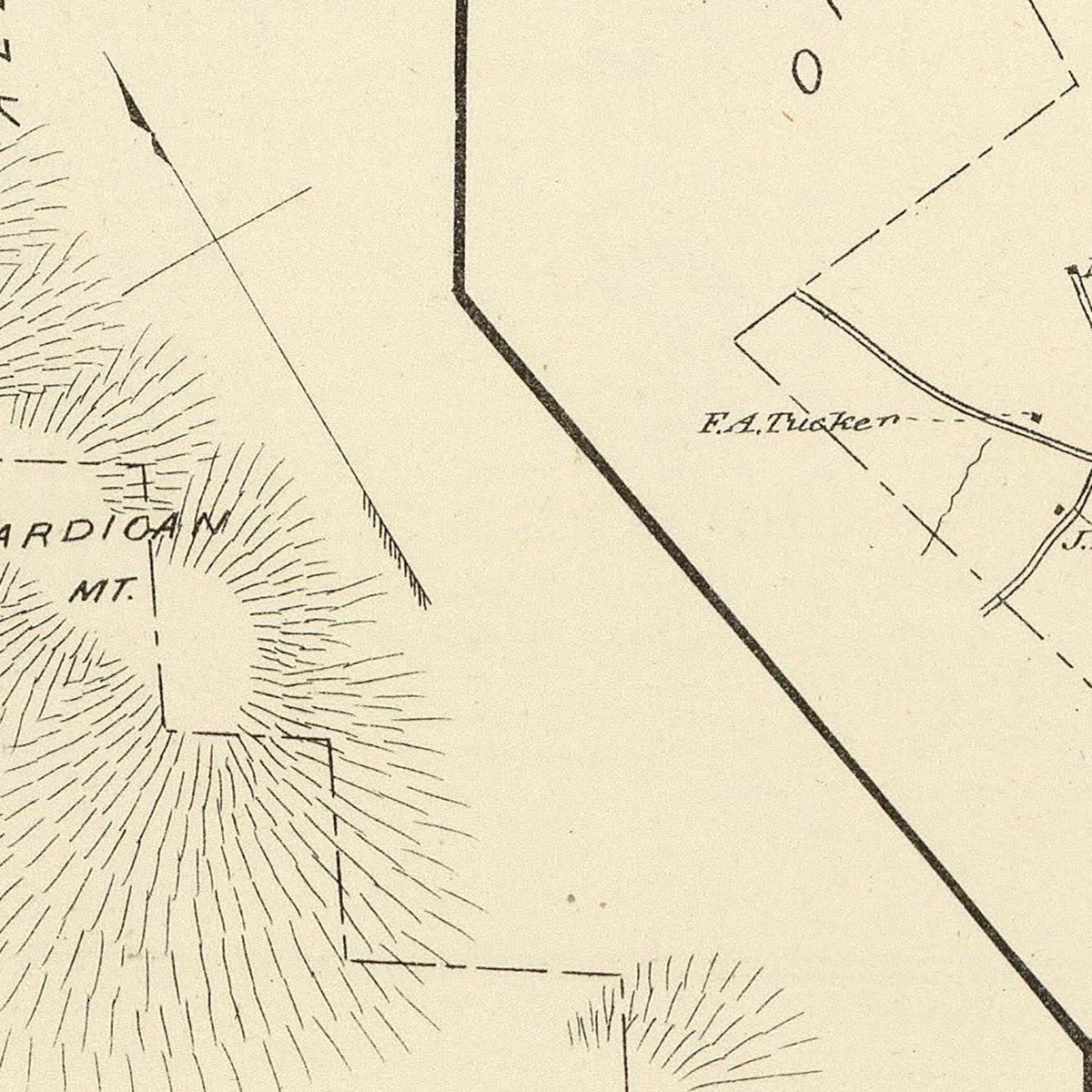 Vintage Map of Alexandria, New Hampshire 1892