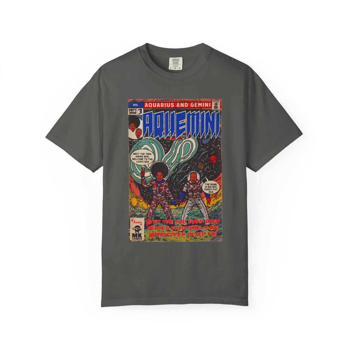 Aquemini - Comic Book Art - Unisex Comfort Colors T-shirt