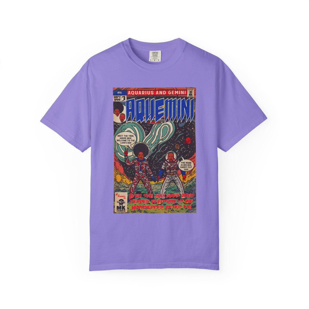 Aquemini - Comic Book Art - Unisex Comfort Colors T-shirt