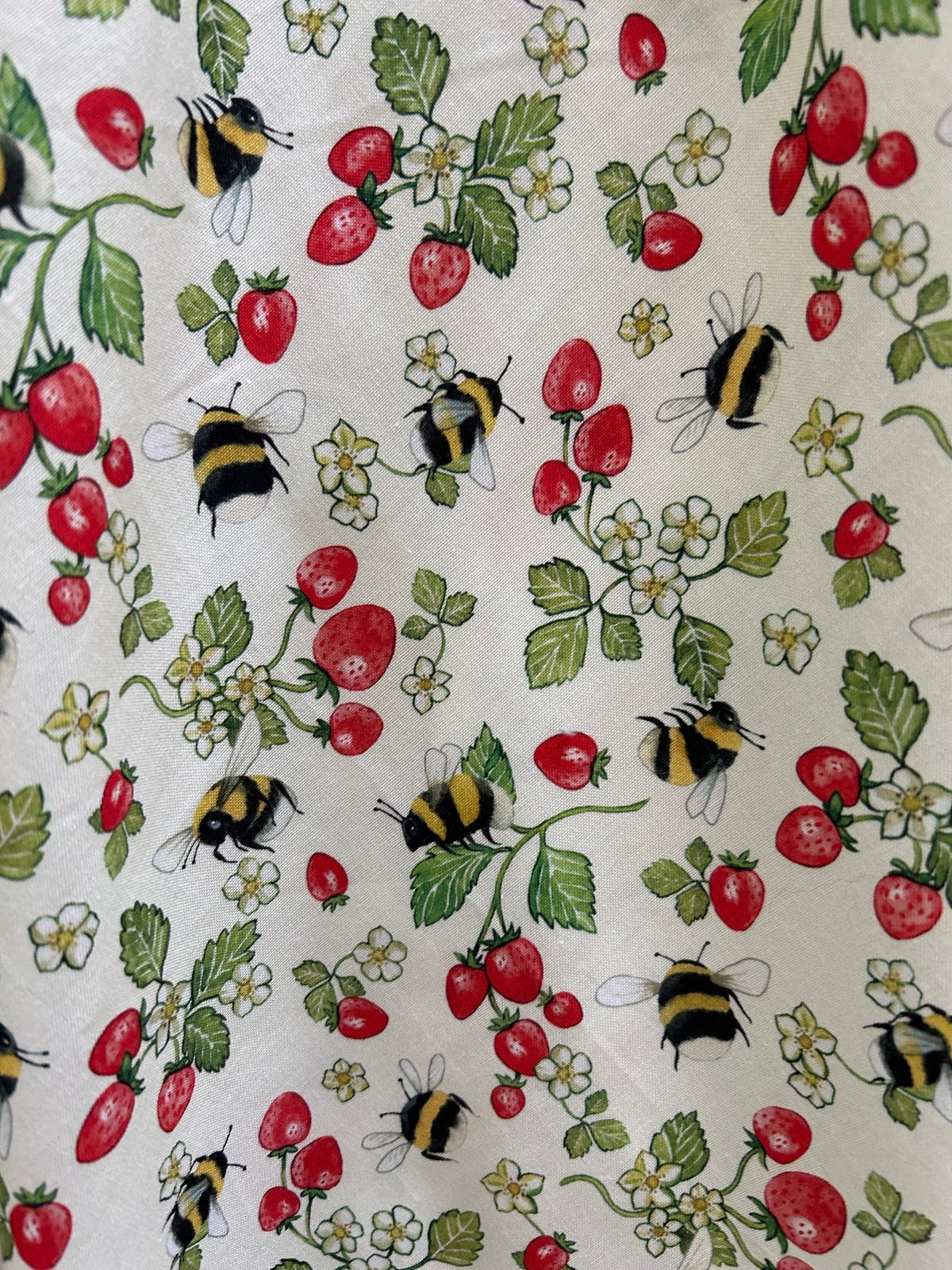 Berry Bees Vintage Dress - Medium only, 1 left!