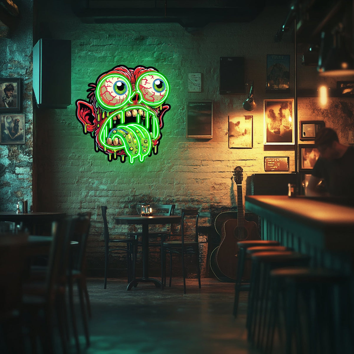 UV Printed Goblin Neon Wall Art- LV0013