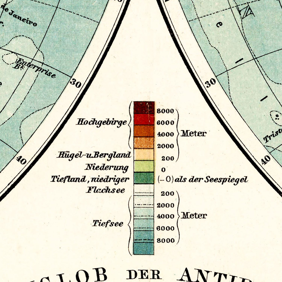 Vintage World Map 1911