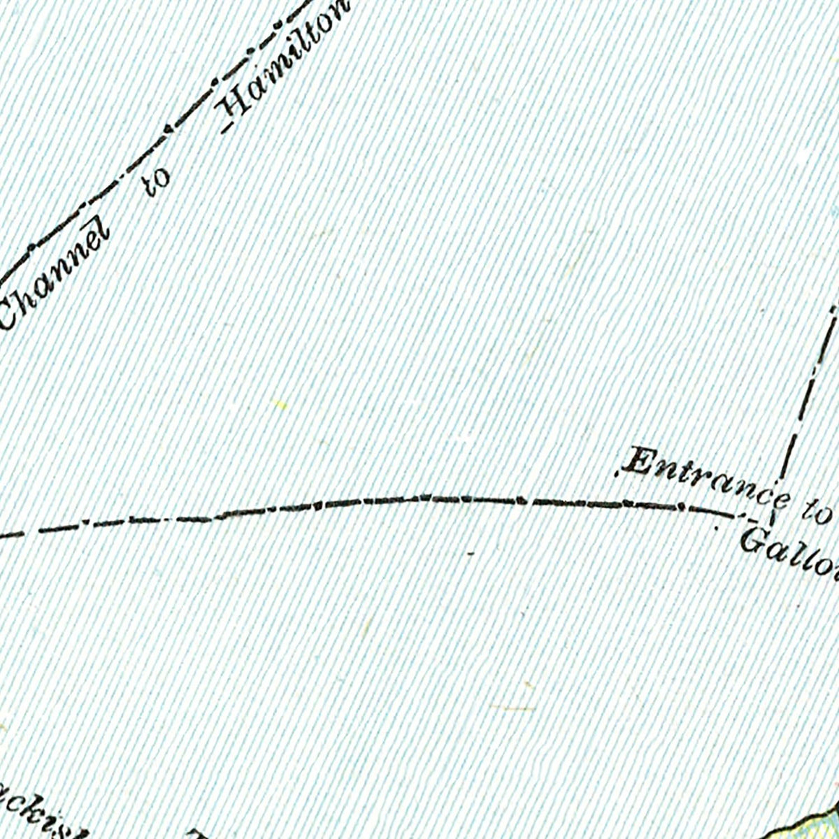 Vintage Map of Bermuda Islands 1901