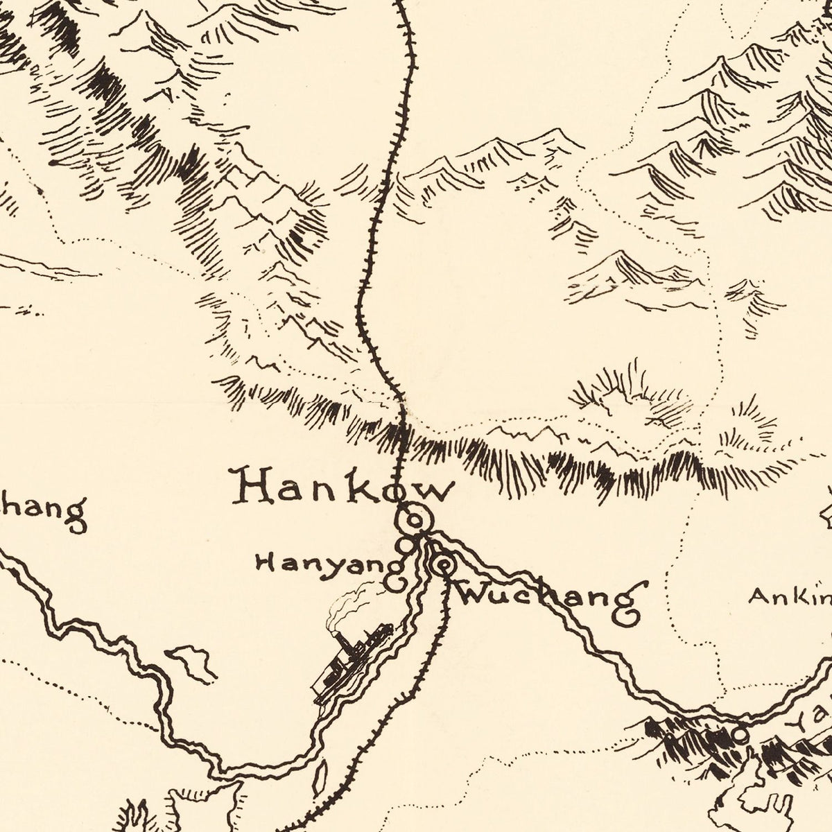 Picture Map of China 1932