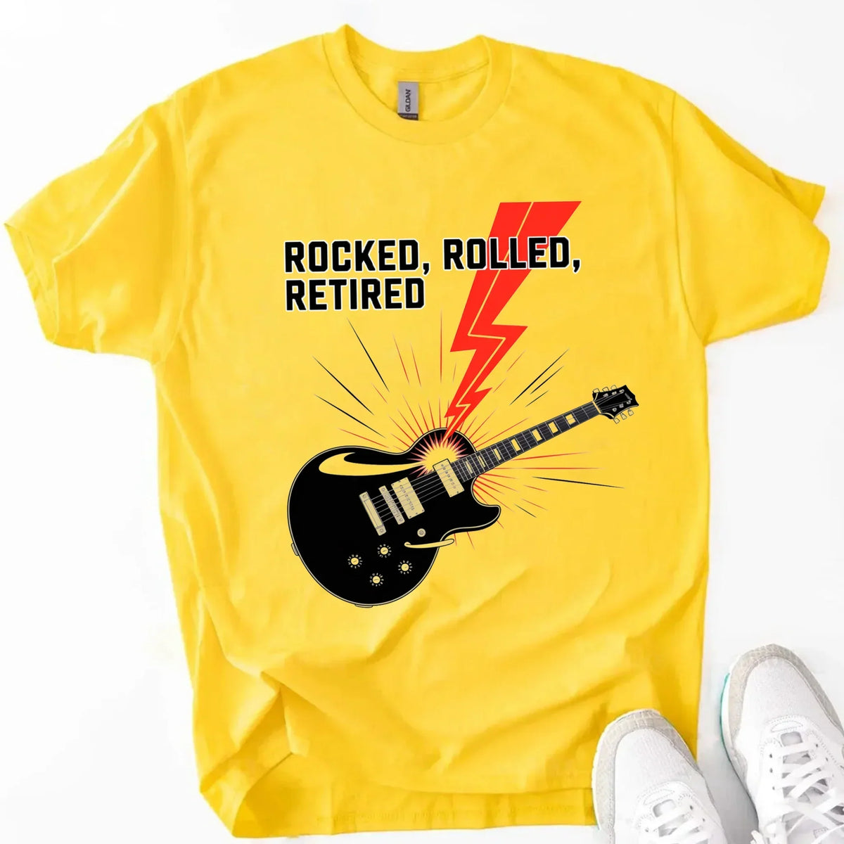 Rocked Rolled Retired T-Shirt β Funny Retirement Gift Shirt