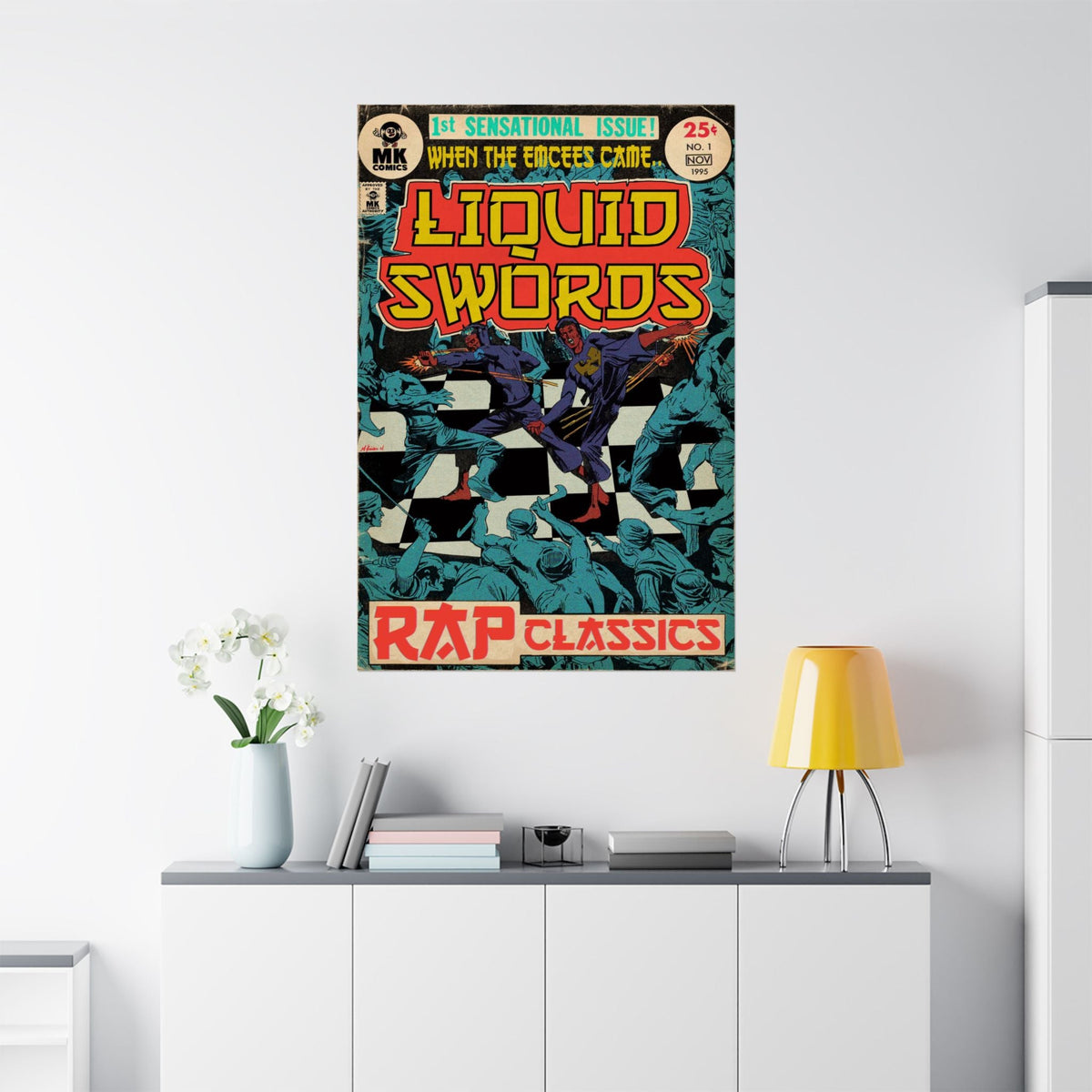 Liquid Swords - Vertical Matte Poster
