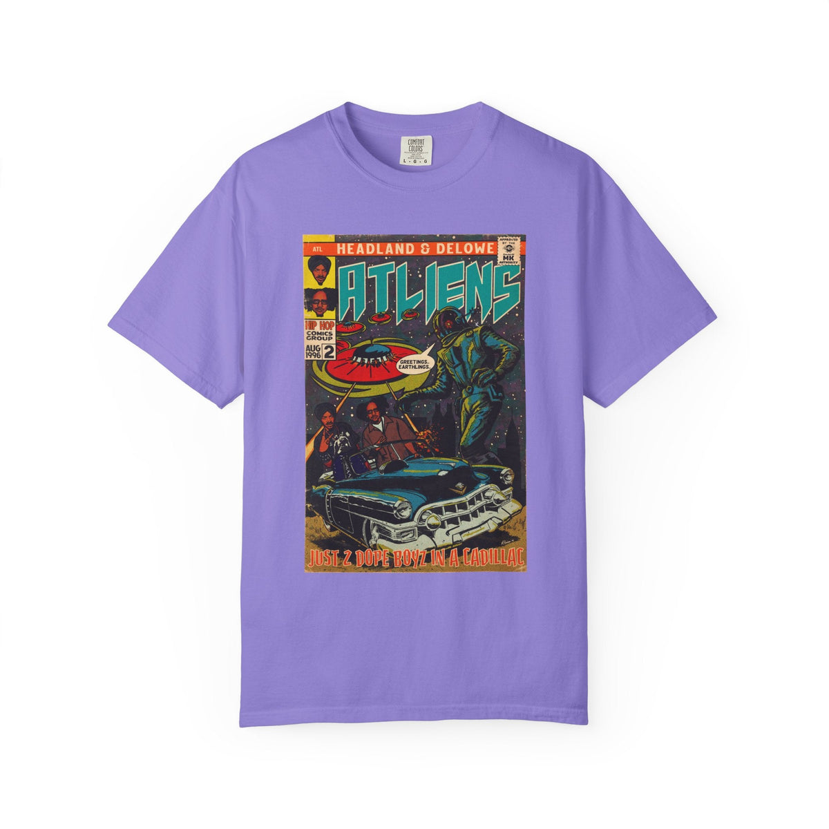 ATLiens - 2 Dope Boyz in a Cadillac - Unisex Comfort Colors T-shirt