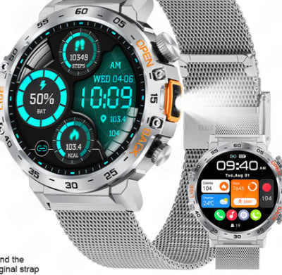 Smartwatch With Heart Rate Blood Pressure Bluetooth Calling And Customization
