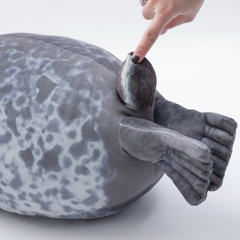 3D Novelty Seal Plush Toys Sea Lion Stuffed Throw Pillow Soft Seal Plush Party Hold Pillow Baby Sleeping Pillow Chair Cushion