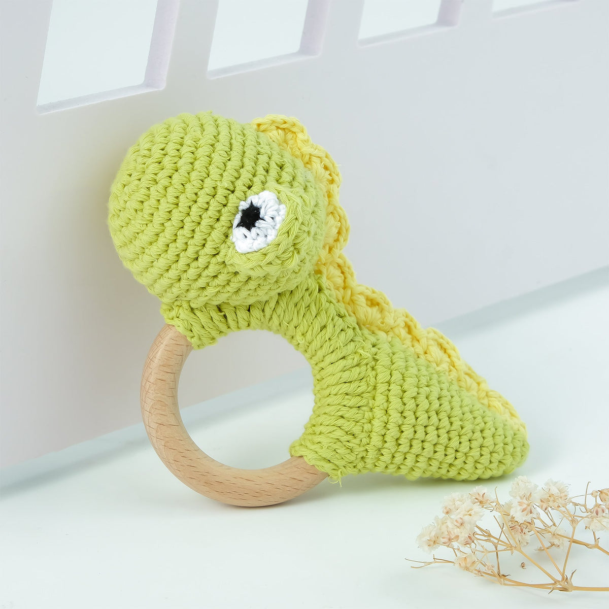 Carving Name Baby Soothing Bell Newborn Gift Bath Gift Knitted Cartoon Doll
