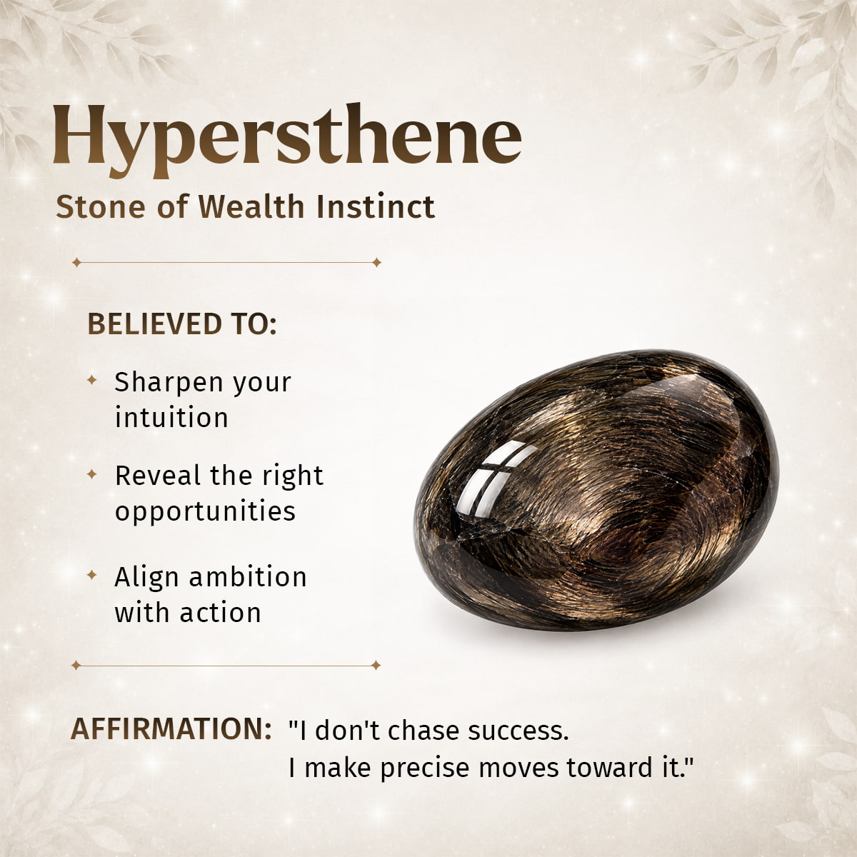 The Hypersthene Millionaire Manifestation Pendant
