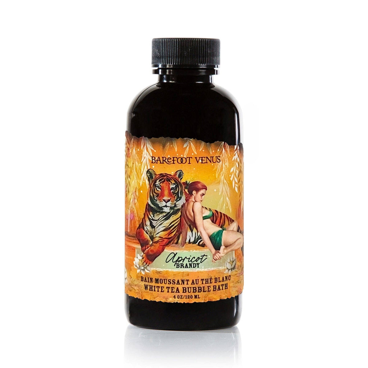 Apricot Brandy Bubble Bath – Oat Oil & White Tea Extract | Warm Fruity Scent | 120ml / 4 fl oz