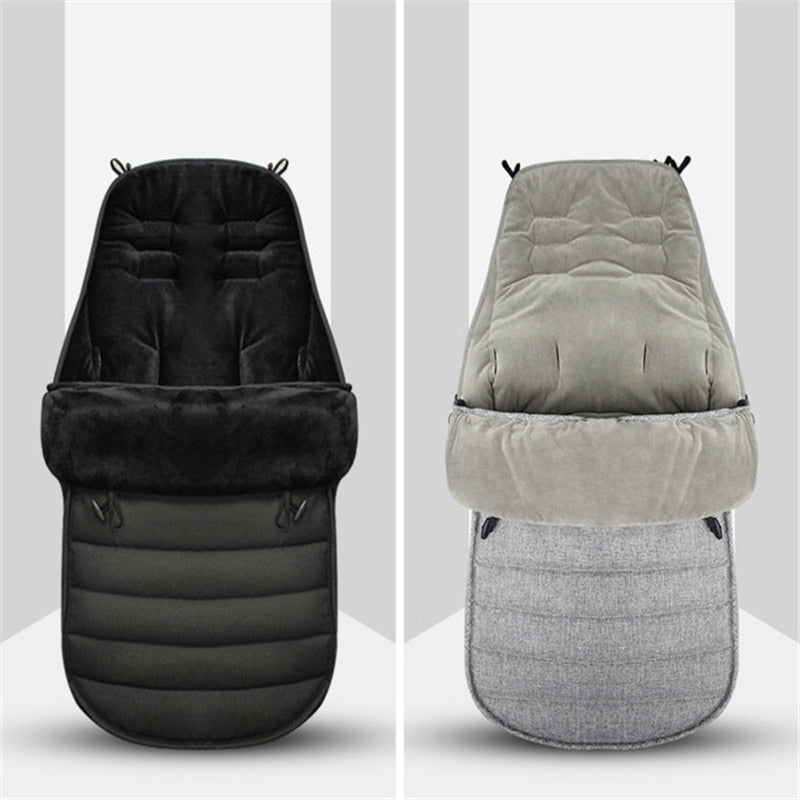 Winter Thick Sleeping Bags Warm Baby Sleepsack Envelope For Newborn Infant Windproof Stroller Cushion Footmuff Pram