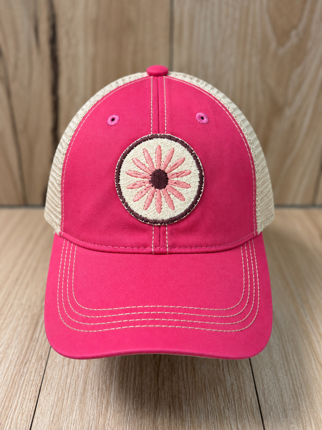 Pretty in Pink Daisy Hat
