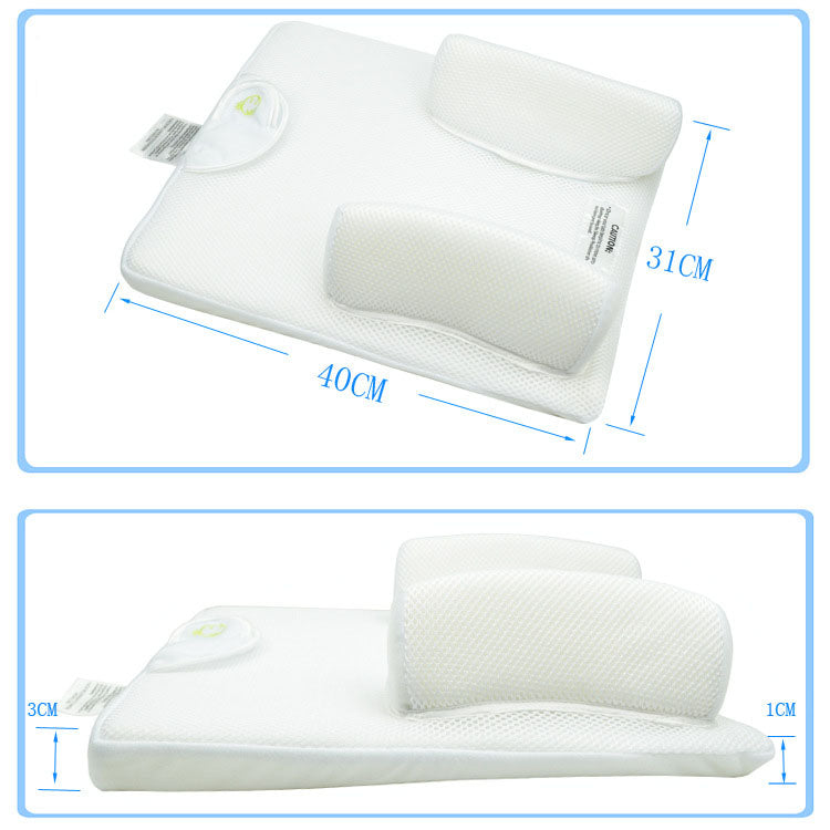 SOZZY Baby Sleep Pad Comfort Baby Pillow Stereotyped Pillow Sleep Pillow Anti-Turnover Anti-Spit Milk Pillow Bed In Bed
