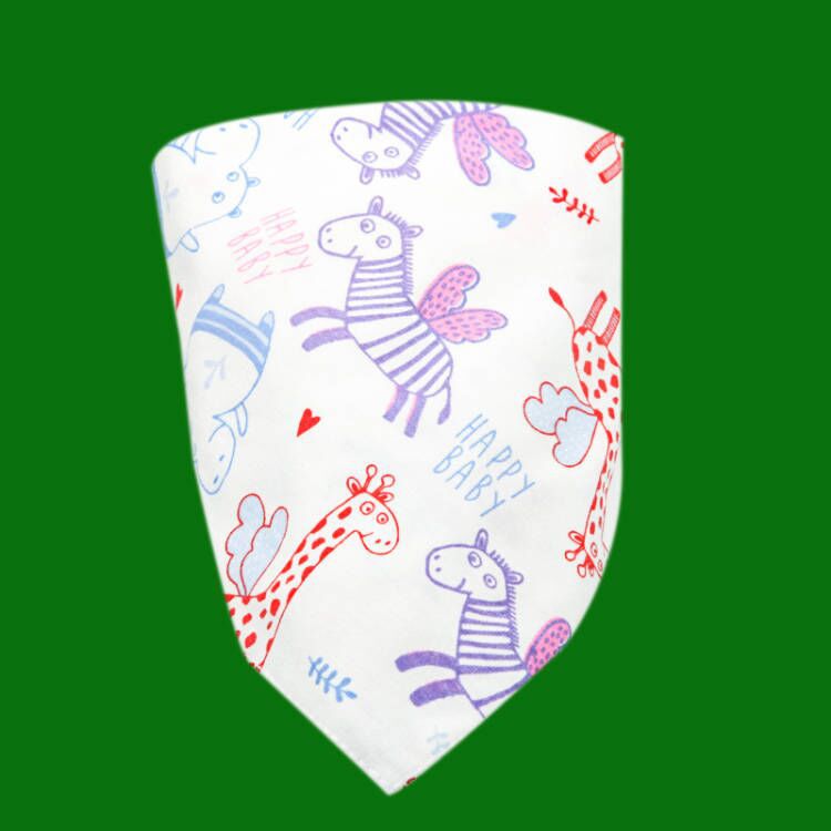 Baby Drooling Towel Baby Triangle Towel Double Layer According To The Buckle Newborn Children's Headscarf Bib Scarf