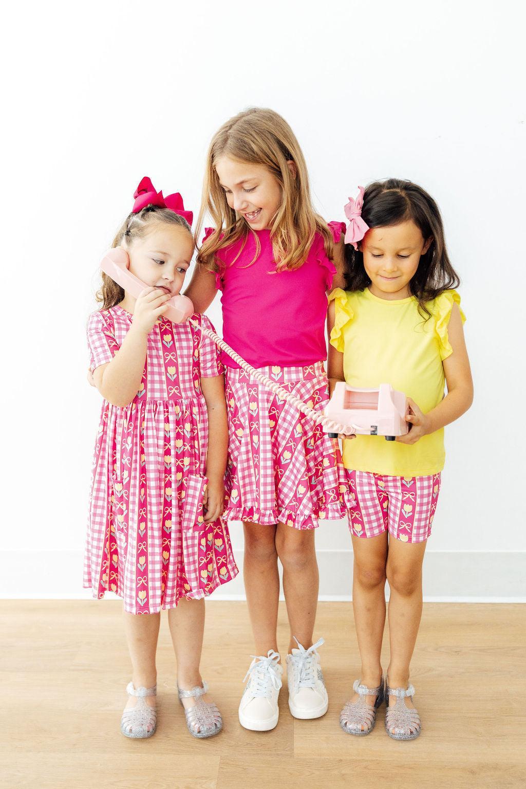 I Love You Tulip Much Ruffle Twirl Skort