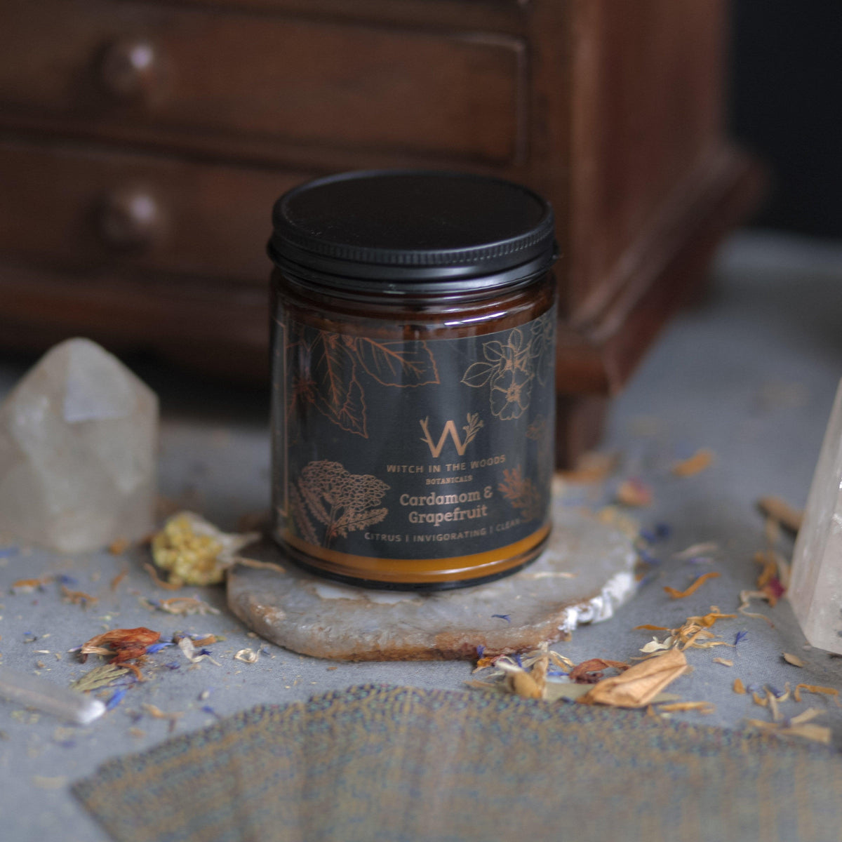 Cardamom Tea + Grapefruit Candle