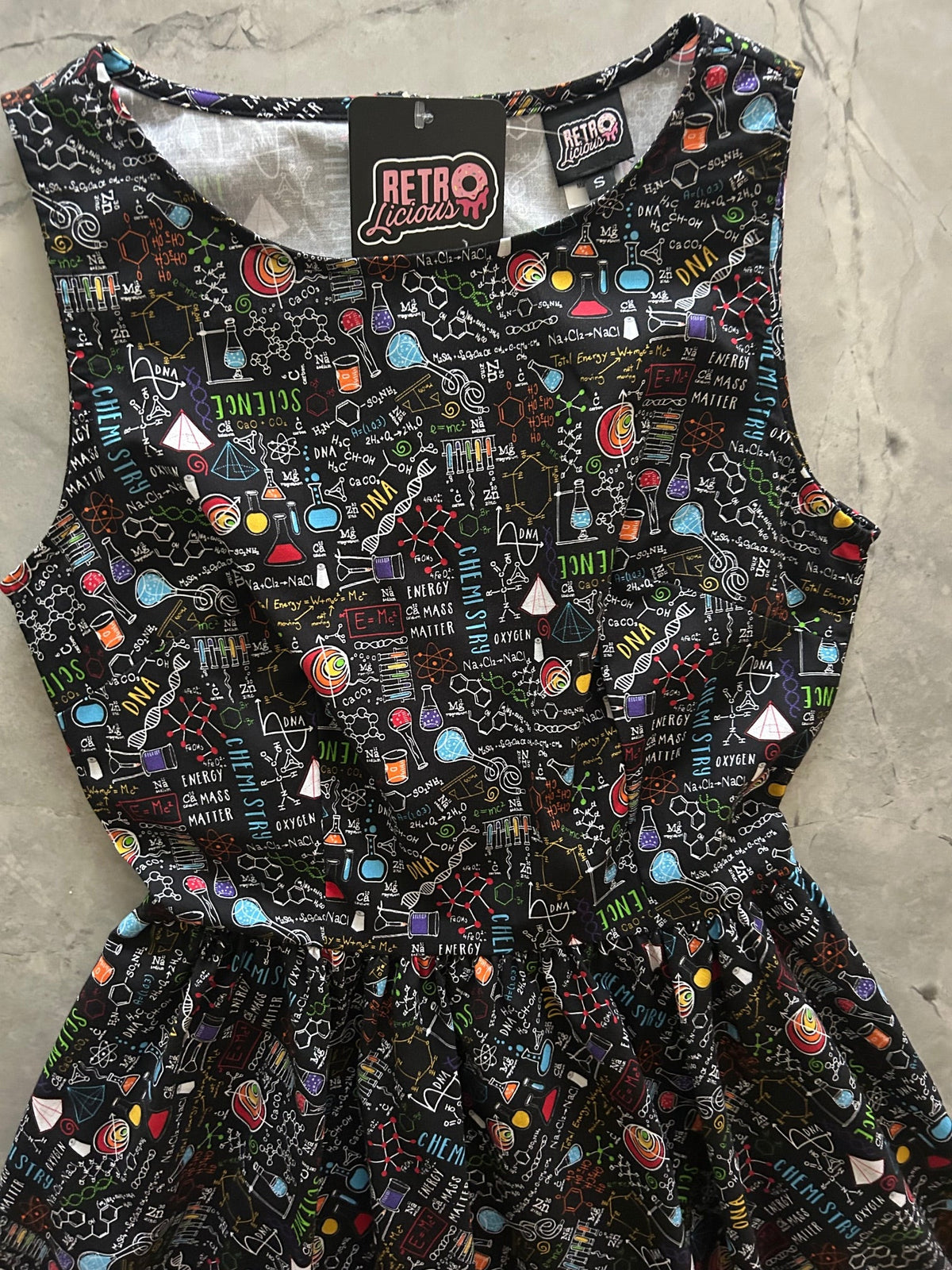 Science Midi Dress - Large only, 1 left!