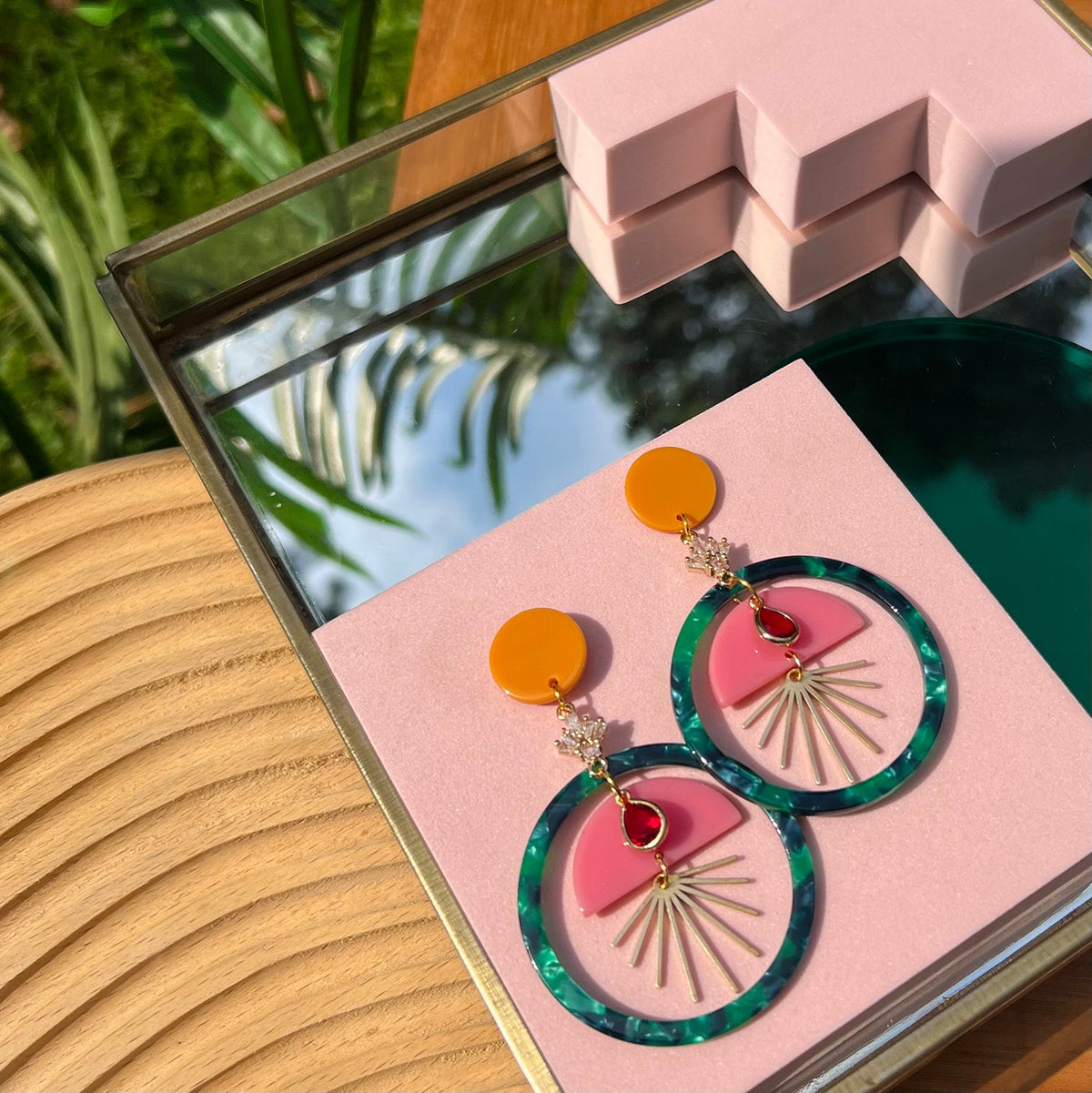 Tropic Glam Hoops