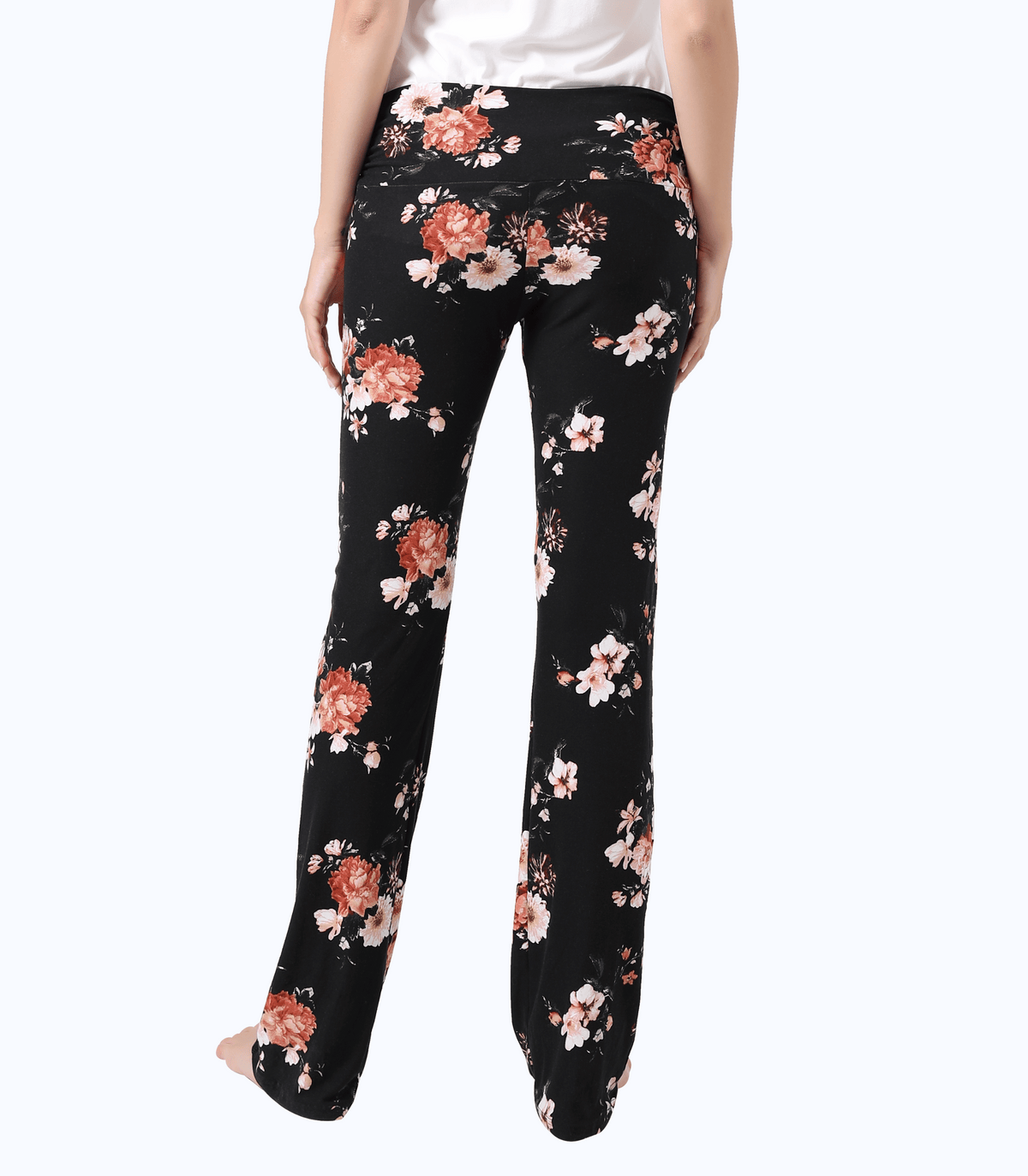 Below Bump Maternity Postpartum Pajama Pants (Floral)
