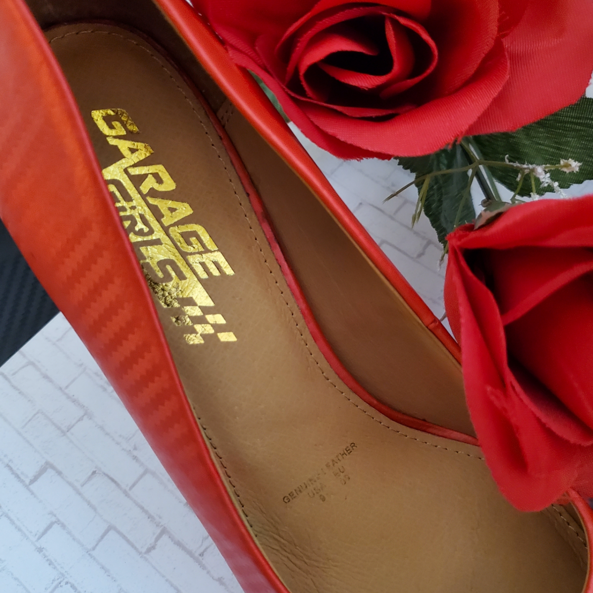 Red Lip Carbon Fiber Heels