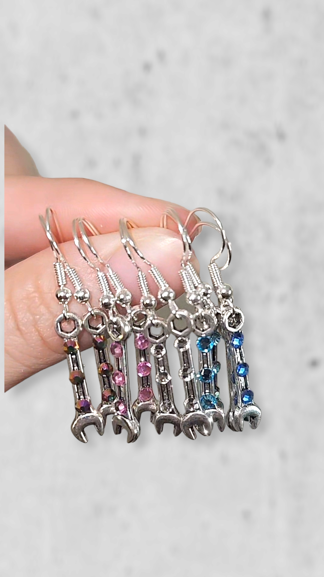 Swarovski Wrench Earrings