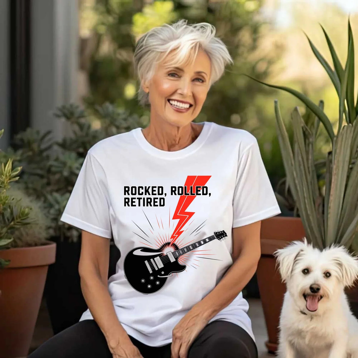 Rocked Rolled Retired T-Shirt β Funny Retirement Gift Shirt