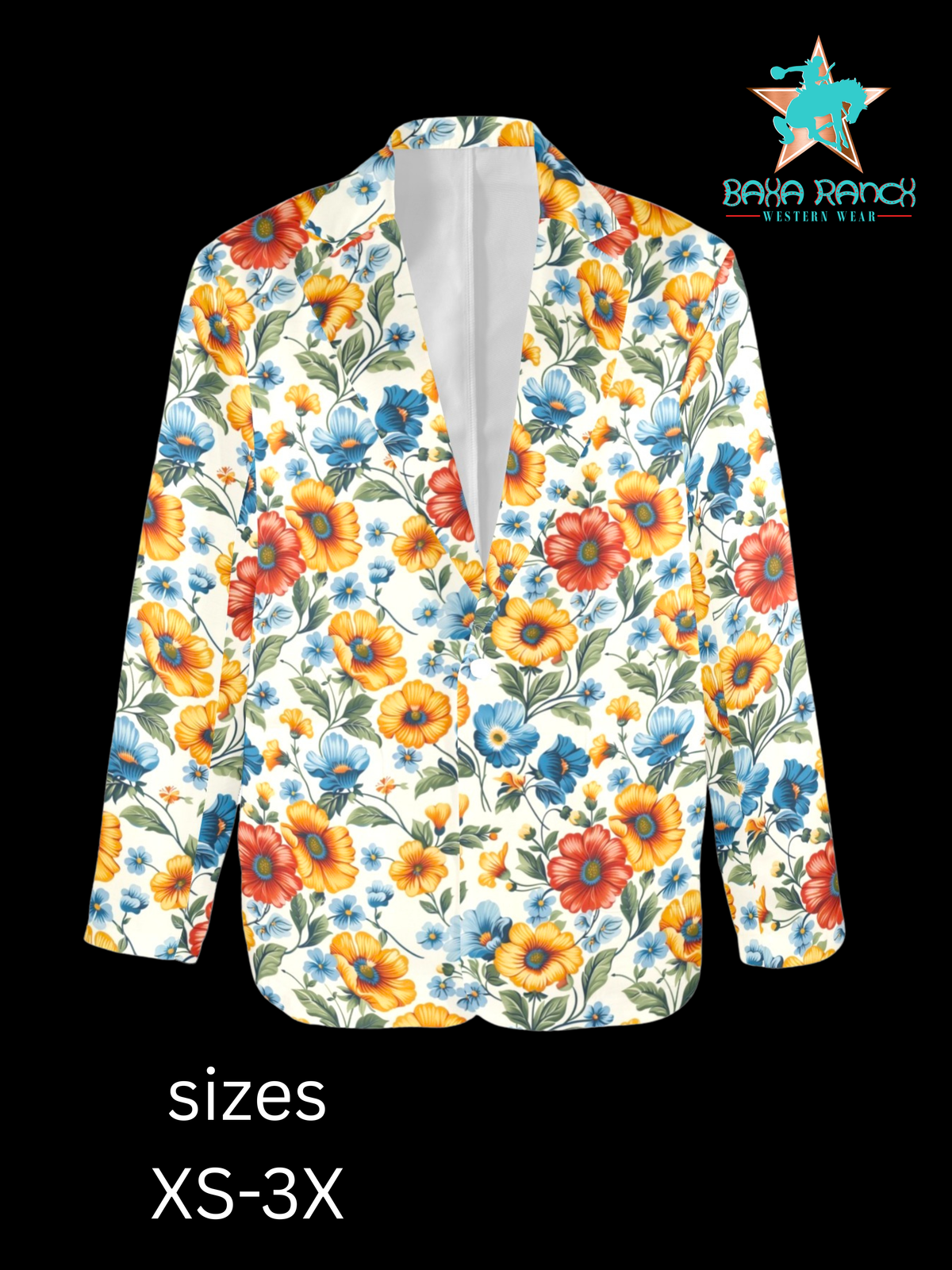 Colores de Mexico Spring Mexico Florals Blazer