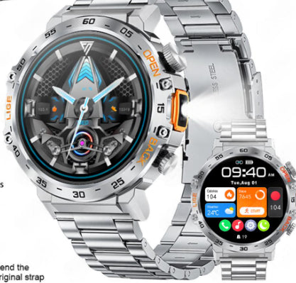 Smartwatch With Heart Rate Blood Pressure Bluetooth Calling And Customization