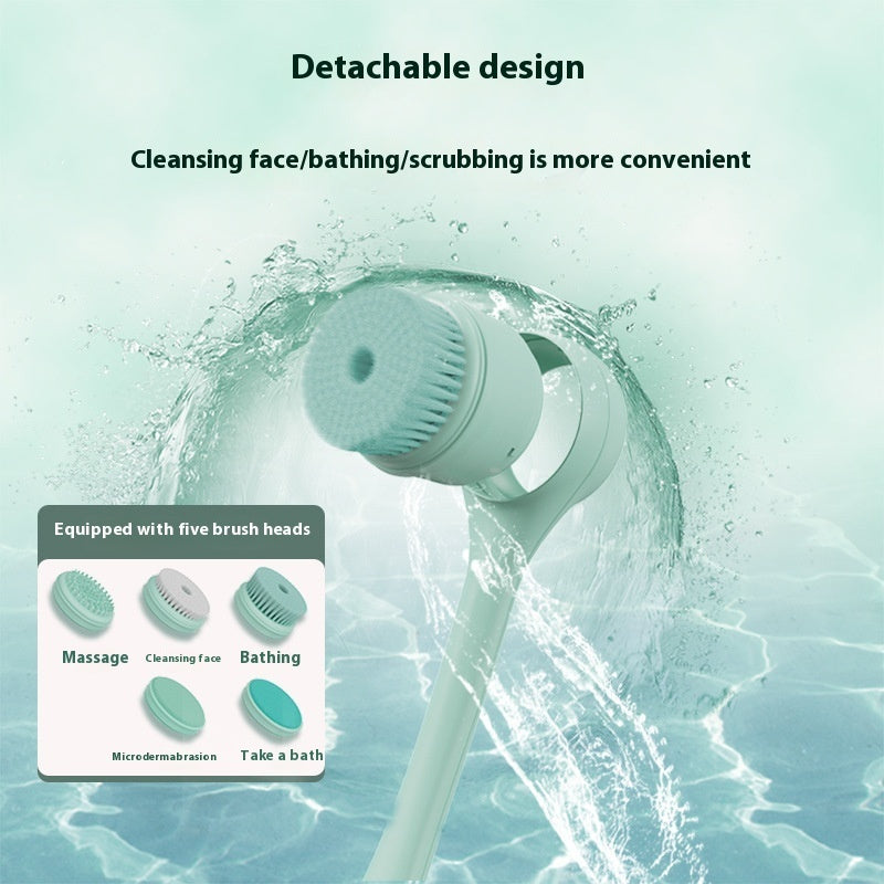 ๐ฟ Electric Bath Brush โ Automatic Back Rubbing Long Handle Brush