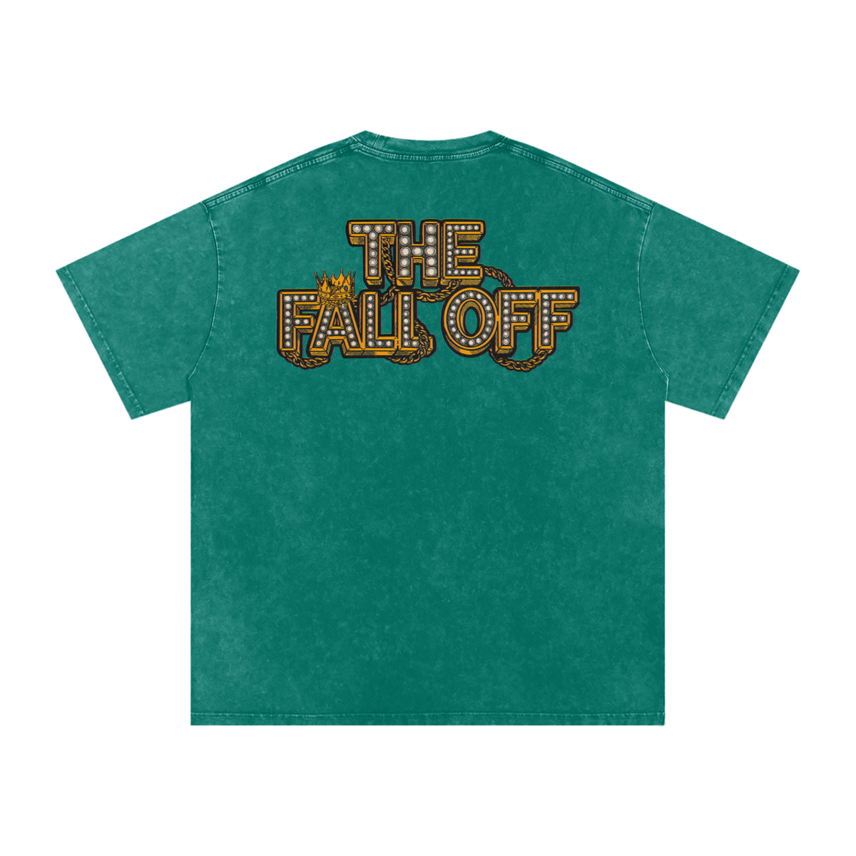 The Fall Off - Snow Washed Oversized Cotton T-Shirt