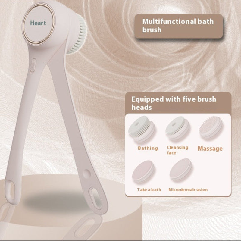 ๐ฟ Electric Bath Brush โ Automatic Back Rubbing Long Handle Brush