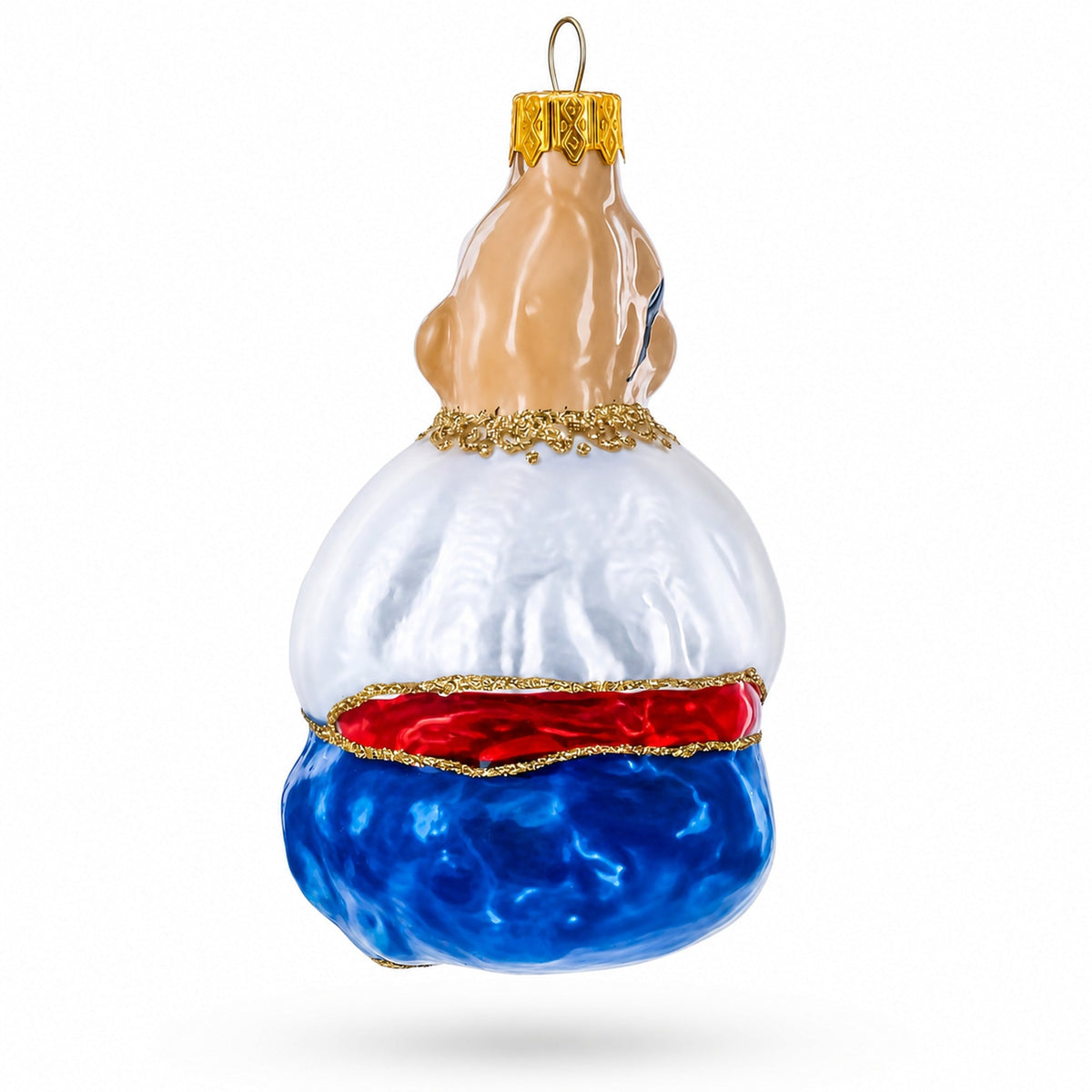 Ukrainian Cossack Glass Christmas Ornament