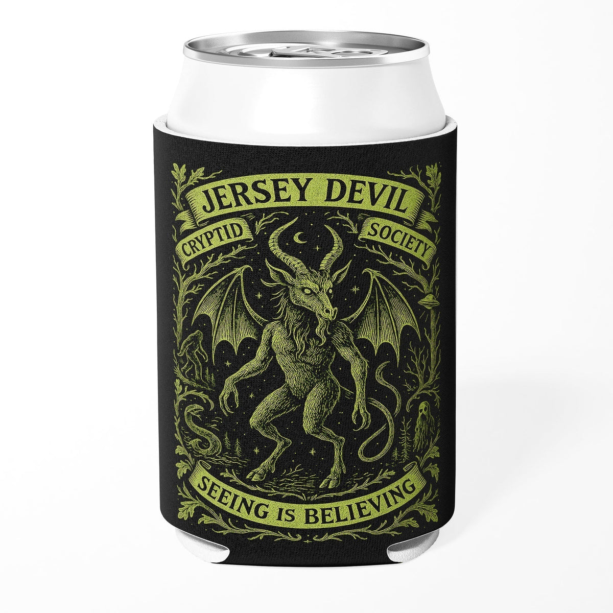 Jersey Devil Cryptid Society Can Cooler