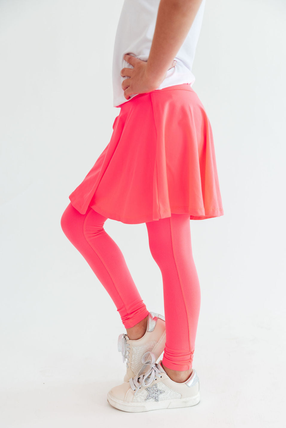 Neon Pink Twirl Skegging