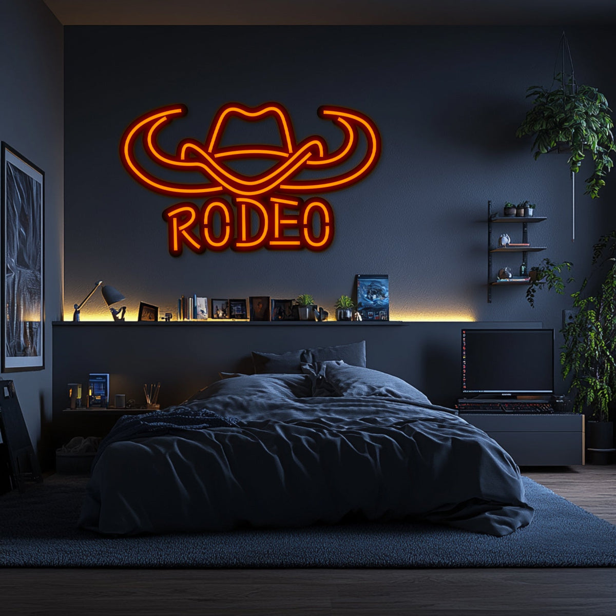 Western Metal Neon Wall Art- LN0176